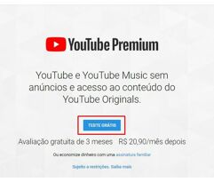 Teste_YouTube Premium Grátis por 3 Meses