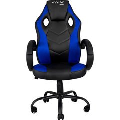 Cadeira_Gamer MX0 Giratoria Preto e Azul - MYMAX