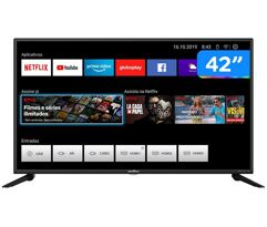 Smart_TV LED 42'' HDMI USB Full HD Quad-Core Britania