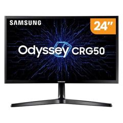 Monitor_Curvo Samsung Odyssey 24" Full HD 144Hz Freesync