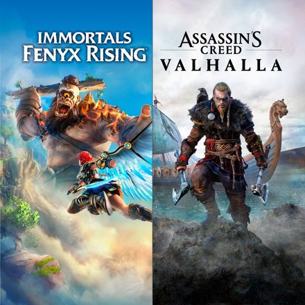 Pacote_Assassin’s Creed Valhalla + Immortals Fenyx Rising - Xbox One