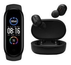 Kit_Xiaomi Redmi AirDots 2 + Smartband Mi Band 5