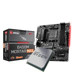 Kit_Processador AMD Ryzen 5 3600 r5 3600 + Placa-Mãe MSI b450m Mortar Max