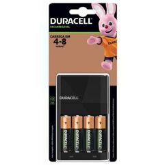 Carregador_de Pilhas com 4 pilhas AA - Duracell