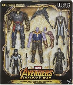 Marvel_Legends Series Kit com 5 Figuras de 15cm - The Children of Thanos - Exclusivo Amazon - Hasbro