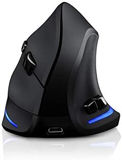 [CASHBACK]_Mouse_Gamer_Vertical_Sem_Fio_Zelotes_F-35_Recarregável