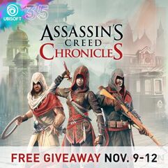Assassin's_Creed Chronicles Trilogy de graça para PC
