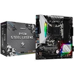 Placa-Mãe_ASRock B450M Steel Legend AMD AM4 mATX DDR4