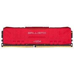 Memória_Crucial Ballistix 8GB 3200MHz DDR4 CL16 Vermelha - BL8G32C16U4R