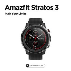 Smartwatch_Xiaomi Amazfit Stratos 3 com GPS - Versão Global