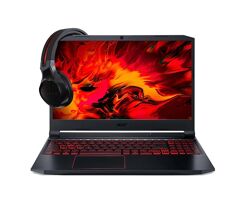 Kit_Gamer Acer Aspire Nitro 5 i7 GTX1650 W10 AN517-52-75WH + Headset Nitro