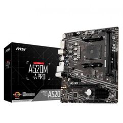 Placa-Mãe_MSI A520M-A PRO AMD AM4 MATX DDR4
