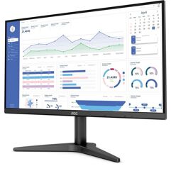 Monitor_AOC 21.5" VGA VESA HDMI e painel VA - 22B1HM5