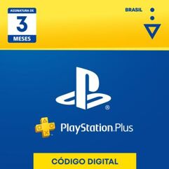 Gift_Card Assinatura PlayStation Plus: 3 Meses - Digital
