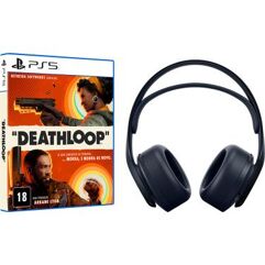 Headset_Sem Fio Pulse 3D PS5 Midnight Black + Game Deathloop - PS5
