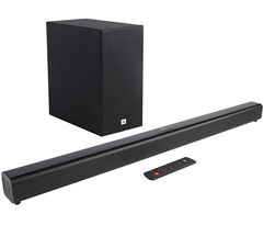 Soundbar_JBL Cinema 2.1 Canais 110W com Bluetooth e Subwoofer Wireless - SB160