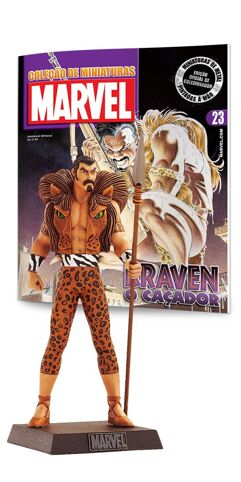 Marvel_Figurines Kraven com Miniatura + Fascículo