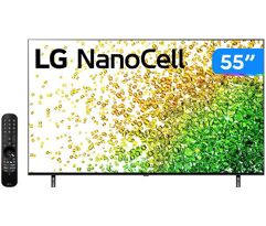 Smart_TV 55" LG 4K NanoCell 120 Hz FreeSync2 ThinQ Google Alexa Smart Magic - 55NANO85
