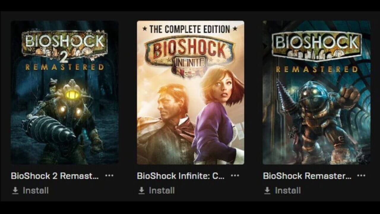 jogos gratis epic games maio 2022 bioshock