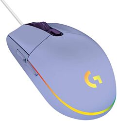 Mouse_Gamer Logitech G203 Lightsync RGB 6 Botões Programáveis e Até 8.000 DPI - Lilás