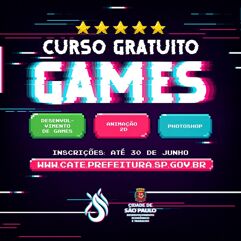 Cursos_Gratuito de Games e afins - Prefeitura de São Paulo