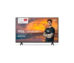 Smart_Tv Led 43" Tcl 43p615 4k Uhd Hdr Android Com Wi-Fi E Bluetooth Integrados