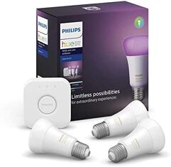 Starter_Kit Iluminação Inteligente + Hub Controlada por Wi-Fi e Bluetooth - Philips Hue