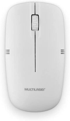 [Amazon_Prime] Mouse Sem Fio 2.4GHZ USB Branco - MO286