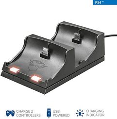 Carregador_Dock para controle Dualshock 4 PS4 GTX 235 2 portas