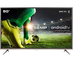 Smart_TV LED 50" SEMP SK8300 Ultra HD 4K HDR, Android, Wi-Fi, Chromecast Integrado