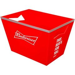 Balde_Acrílico Vermelho para bebidas - Budweiser