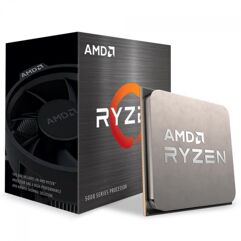 Processador_AMD Ryzen 5 5500 3.6GHz (4.2GHz Turbo), 6-Cores 12-Threads, Cooler Wraith Stealth, AM4, Sem Vídeo Integrado, 100-100000457BOX