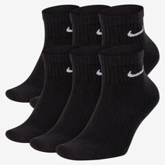 Meia_Nike Everyday Cushioned Unissex (6 Pares) - Preto