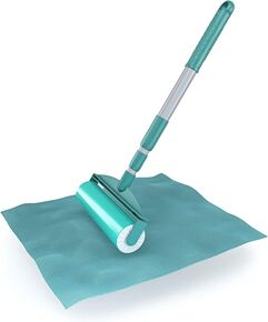 Rolo Adesivo Lavável Flash Limp com Cabo Extensível, remove poeira, pelos e fiapos FLP7672