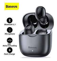 Fone_de Ouvido Sem Fio Baseus W12 TWS Bluetooth 5.1