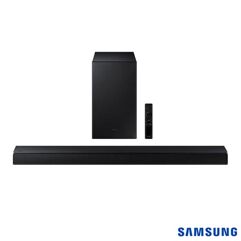 Soundbar Samsung Wireless Dts Virtual Modo Game Subwoofer Sem Fio 410W Rms Hw-A555