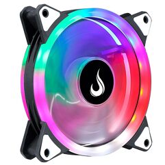 Cooler_Fan Rise Mode Galaxy, Rainbow, 120mm, Preto - RM-FRM-02-RGB