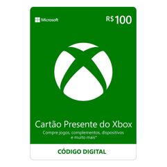 Gift Card Xbox 100 Reais Código Digital