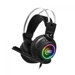 Headset_Gamer KWG Taurus P1, RGB, Drivers de 50mm, USB, Black, TAURUS P1 RGB