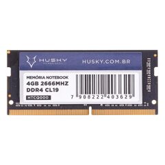 Memória_Husky Technologies, 4GB, 2666MHz, DDR4, CL19, Para Notebook - HTCQ000