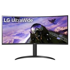 Monitor_Gamer LG 34 LED Ultra Wide, 160 Hz, QHD, 1ms, HDMI/DisplayPort, 99% sRGB, FreeSync Premium, HDR 10, VESA, Preto - 34WP65C-B