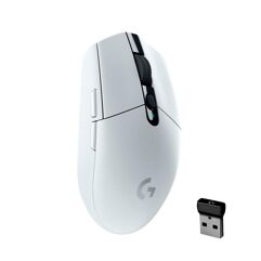 Mouse Gamer Sem Fio Logitech G G305 LIGHTSPEED com 6 Botões Programáveis e Até 12.000 DPI Branco