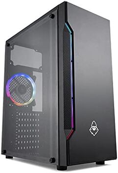 Gabinete Gamer Rgb Mancer Sidewinder com Ventoinha, Atx, Mid-tower, Lateral de Vidro, Preto, Mcr-sdw-rgb01