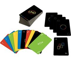 UNO MINIMALISTA, Mattel, Black