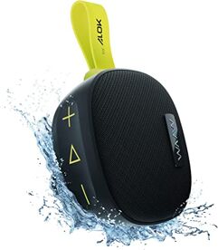 Caixa de Som WAAW by ALOK ME 100SB Preto e Verde WAAW0002