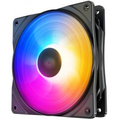 Cooler para Gabinete Deepcool RF120 FS LED Rainbow 120mm, DP-FLED3-RF120-FS
