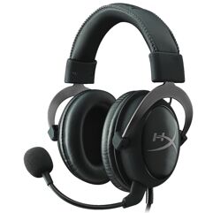 Headset HyperX Cloud II Som Surround 7.1 Drivers 53mm USB e P3 Preto/Cinza KHX-HSCP-GM