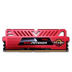 Memória DDR4 Geil Evo Potenza, 8GB 3000MHz, Red, GAPR48GB3000C16ASC