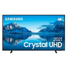 Smart TV 65" Crystal UHD Samsung 4k Crystal HDR Slim Tela Sem Limites 65AU8000
