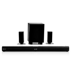 Soundbar Goldentec Bluetooth 280W RMS P2 USB Subwoofer Caixas Surround 5.1 Canais Preto 43955